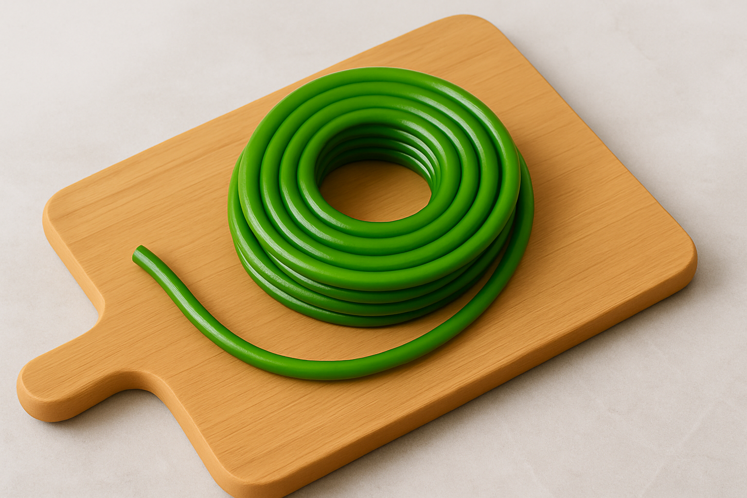 Clear Apple Licorice Rope