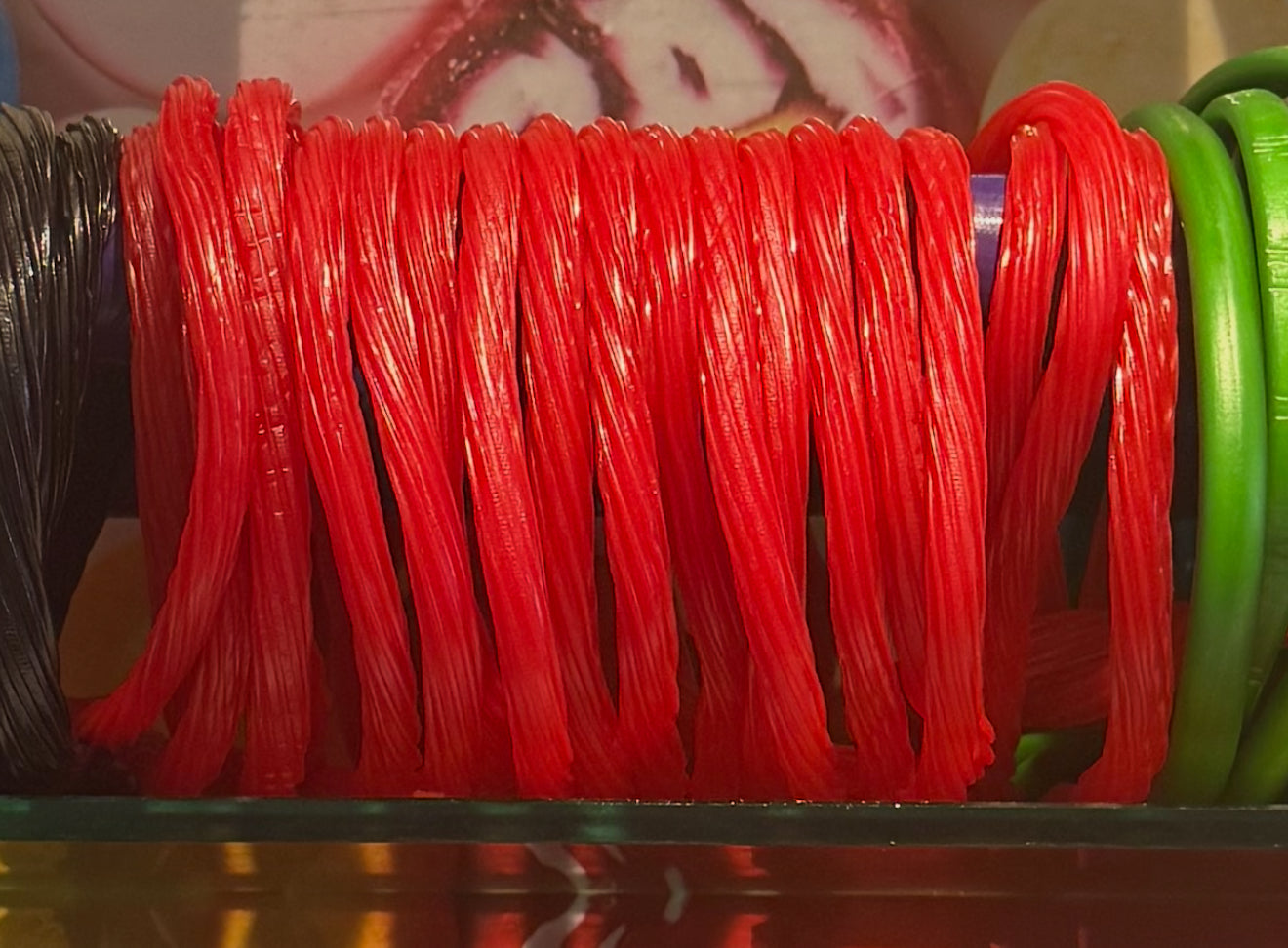 Clear Red Licorice Rope