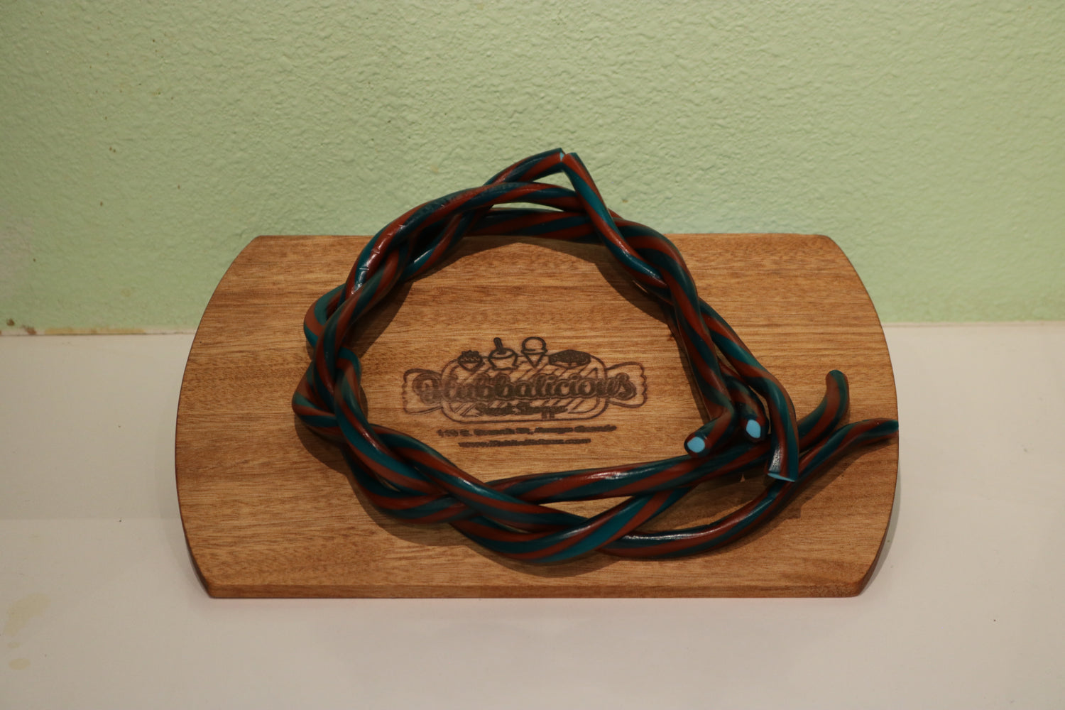 Clear Cotton Candy Licorice Rope