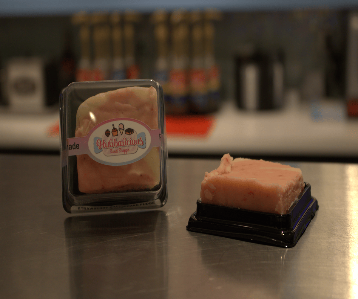 Strawberry Cheescake Fudge
