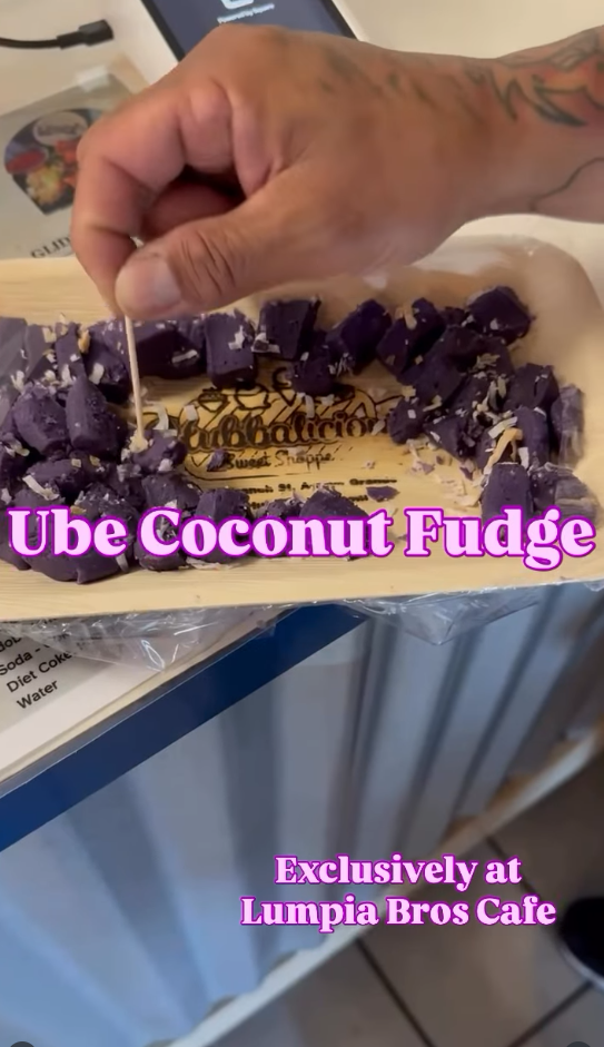 New Flavor Alert: Ube Fudge Debuts at Lumpia Bros!