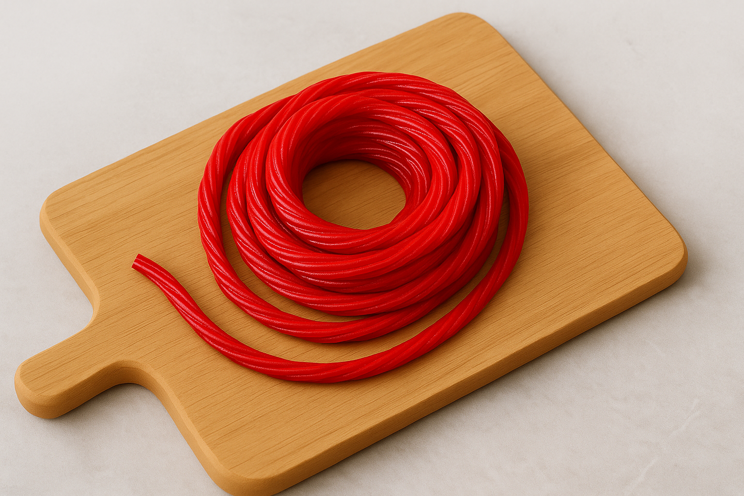 Clear Red Licorice Rope
