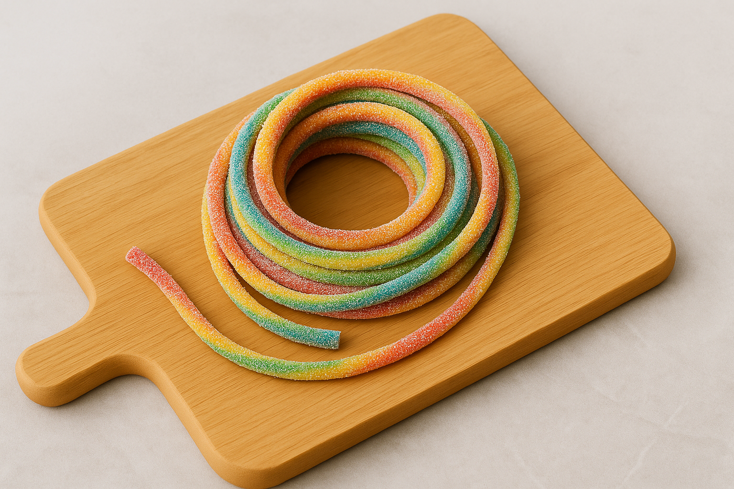 Clear Sour Sunshine Licorice Rope