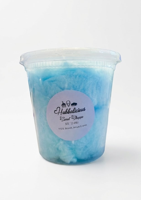HubbaFluff Blue Raspberry Cotton Candy