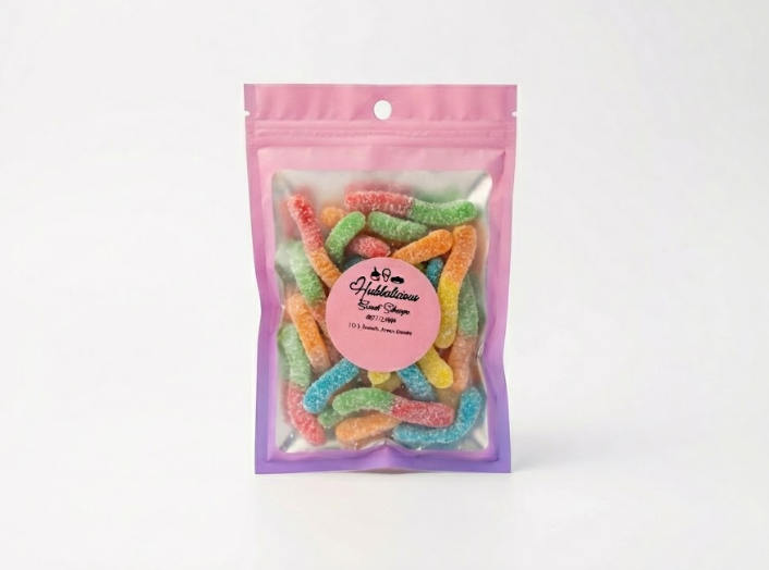 Hubbalicious Sour Gummy Worms