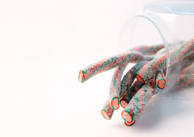 Clear Sour Watermelon Licorice Rope